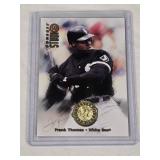 Frank Thomas 1997 Donruss Studio Gold Press Proof Insert and Numbered 1935/2000- Chicago White Sox Baseball Card