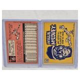 Lot of 2 Willie McCovey Baseball Cards Including 1969 Topps All-Star and 1970 Topps