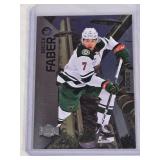Brock Faber Rookie 2023-24 SkyBox Metal Universe #181 - Minnesota Wild Hockey Card