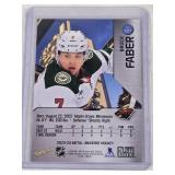 Brock Faber Rookie 2023-24 SkyBox Metal Universe #181 - Minnesota Wild Hockey Card