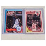 Lot of 2 Michael Jordan Basketball Cards including Fleer Retro and Fleer Scoring Leader Cards