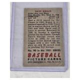 Dave Koslo 1951 Bowman #90 - New York Giants Vintage Baseball Card