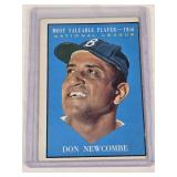 Don Newcombe 1956 Topps Most Valuable Player a 1961 Topps Card #483 - Brooklyn Dodgers Vintage Baseball Card