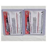 Lot of 2 Rafael Devers Rookie Baseball Cards Including Topps Chrome Update Series.