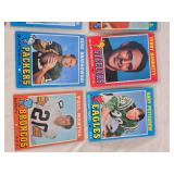 Lot of 22  Vintage 1971 Topps Football Cards Featuring Players Like Mike Lucci, Bobby Bell, and Terry Hanratty