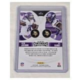 Justin Jefferson Rookie 2020 Panini Contenders Round Numbers #RN-JG - Minnesota Vikings Football Card
