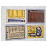 Lot of 4 Vintage Baseball Cards Featuring Willie McCovey, Harmon Killebrew, and Brooks Robinson. Includes Topps Series Checklist.