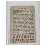 Hank Arft 1951 Bowman #173 - St. Louis Browns Vintage Baseball Card