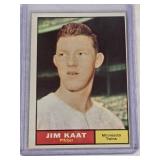 Jim Kaat 1961 Topps #63 - Minnesota Twins Vintage Baseball Card