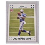 Calvin Johnson Rookie 2007 Topps #2 - Detroit Lions Football Card