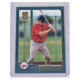 Justin Morneau Rookie 2001 Topps #T235 - Minnesota Twins Baseball Card