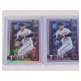 Lot of 2 Zebby Matthews Rookie Debut Baseball Cards Including Foil and Foil SP