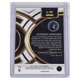 Anthony Edwards 2023-24 Panini Select Silver Holo Prizm #164 - Minnesota Timberwolves Basketball Card
