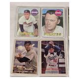Lot of 29 Vintage Baseball Cards Featuring Jim Bunning, Phil Niekro, and Others
