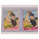 Lot of 2 Roy Face 1967 #347 Baseball Cards