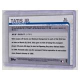 Fernando Tatis Jr. Rookie 2019 Topps Chrome #54 - San Diego Padres Baseball Card