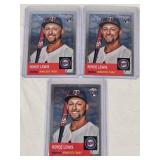 Lot of 3 Royce Lewis Rookie Baseball Cards - Minnesota Twins