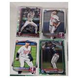 Lot of 14 Minnesota Twins Baseball Cards Rookies and Prospects Featuring Dashawn Keirsey, Andrew Morris, and Bryan Acuna