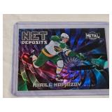 Kirill Kaprizov Rookie 2020-21 Skybox Metal Universe Net Deposits Insert ND-1 - Minnesota Wild Hockey Card