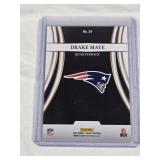 Drake Maye Rookie 2024 Panini Select Turbocharged #24 - New England Patriots Football Card