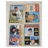 Lot of 4 Vintage Baseball Cards Featuring Luis Aparicio, Rod Carew, Jim Rice, Mike Schmidt