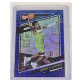 Jaden McDaniels Rookie 2021-22 Donruss Blue RC SP #78 and Numbered 38/49 - Minnesota Timberwolves Basketball Card