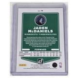 Jaden McDaniels Rookie 2021-22 Donruss Blue RC SP #78 and Numbered 38/49 - Minnesota Timberwolves Basketball Card