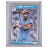 Kirby Puckett Rookie 1985 Fleer #286 - Minnesota Twins Baseball Card