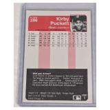 Kirby Puckett Rookie 1985 Fleer #286 - Minnesota Twins Baseball Card