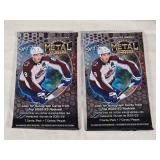Lot of 2 Unopened Packs of 2022-23 Metal Univers Hockey