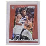 Terrence Shannon Jr. Rookie 2024 Panini Prizm Red Prizm #34 and Numbered 95/199 - Minnesota Timberwolves Basketball Card