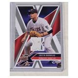 Justin Morneau 2008 Upper Deck X Game Used Relic!! #MO - Minnesota Twins Baseball Card