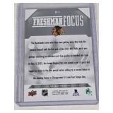 Connor Bedard Rookie 2023-24 SP Authentic Freshman Focus #FF-1 - Chicago Blackhawks Hockey Card