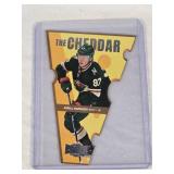 Kirill Kaprizov 2021-22 SkyBox Metal Universe The Cheddar Die Cut Insert #TC-7 - Minnesota Wild Hockey Card