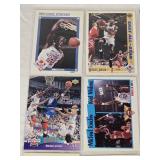 Lot of 12 Michael Jordan Basketball Cards including Fleer and NBA Hoops with All-Star and Champions Themes