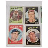 Lot of 10 Vintage Baseball Cards from the Late 50s Featuring Roy McMillan, Gus Bell, Willie Kirkland, Valmy Thomas, Clint Courtney, Walt Dropo, Bob Skinner, Steve Boros, Steve Korcheck, and Dave Phill