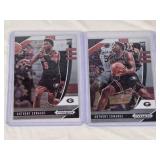 Lot of 2 Anthony Edwards Rookie Basketball Cards from 2020 Panini Prizm Draft Picks.