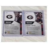 Lot of 2 Anthony Edwards Rookie Basketball Cards from 2020 Panini Prizm Draft Picks.