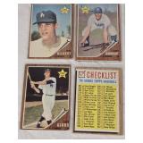 Lot of 10 Vintage Baseball Cards Featuring Pete Richert, Larry Burright, Jake Gibbs, Ralph Terry, St. Louis Cardinals Team, Johnny Podres, and Julian Javier.