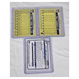 Lot of 3 Mojo Refractors Featuring Joe Mauer and Bobby Witt Jr.