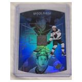Brock Faber Rookie 2023-24 Upper Deck SPx Holo Die Cut #21 - Minnesota Wild Hockey Card