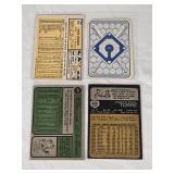 Lot of 4 Vintage Baseball Cards from the 60s and 70s Featuring Joe Torre, Don Zimmer, and Sandy Alomar.
