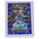 Anthony Edwards 2023-27 Panini Select Blue Cracked Ice Prizm #37 - Minnesota Timberwolves Basketball Card