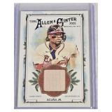 Ronald Acuna Jr. 2025 Topps Allen & Ginter Memorabilia Relic #AGR-RA - Atlanta Braves Baseball Card