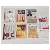 Lot of 7 Michael Jordan Basketball Cards including Upper Deck, Topps, and Fleer with All-Star and MVP Highlights