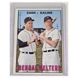 Norm Cash and Al Kaline 1967 Topps #216 - Detroit Tigers Vintage Baseball Card