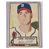 Johnny Antonelli 1952 Bowman #140 - Boston Braves Vintage Baseball Card