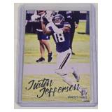 Justin Jefferson Rookie 2020 Panini Luminance #217 - Minnesota Vikings Football Card