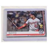 Juan Soto Rookie Cup 2019 Topps Chrome #155 - Washington Nationals Baseball Card