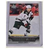 Brock Faber Rookie 2023-24 Upper Deck Debut Dates #DD-15 - Minnesota Wild Hockey Card